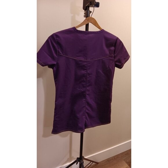 XXS Dickies Womens Scrub T-shirt Purple Scrubs V-Neck. See Photos - Picture 5 of 13